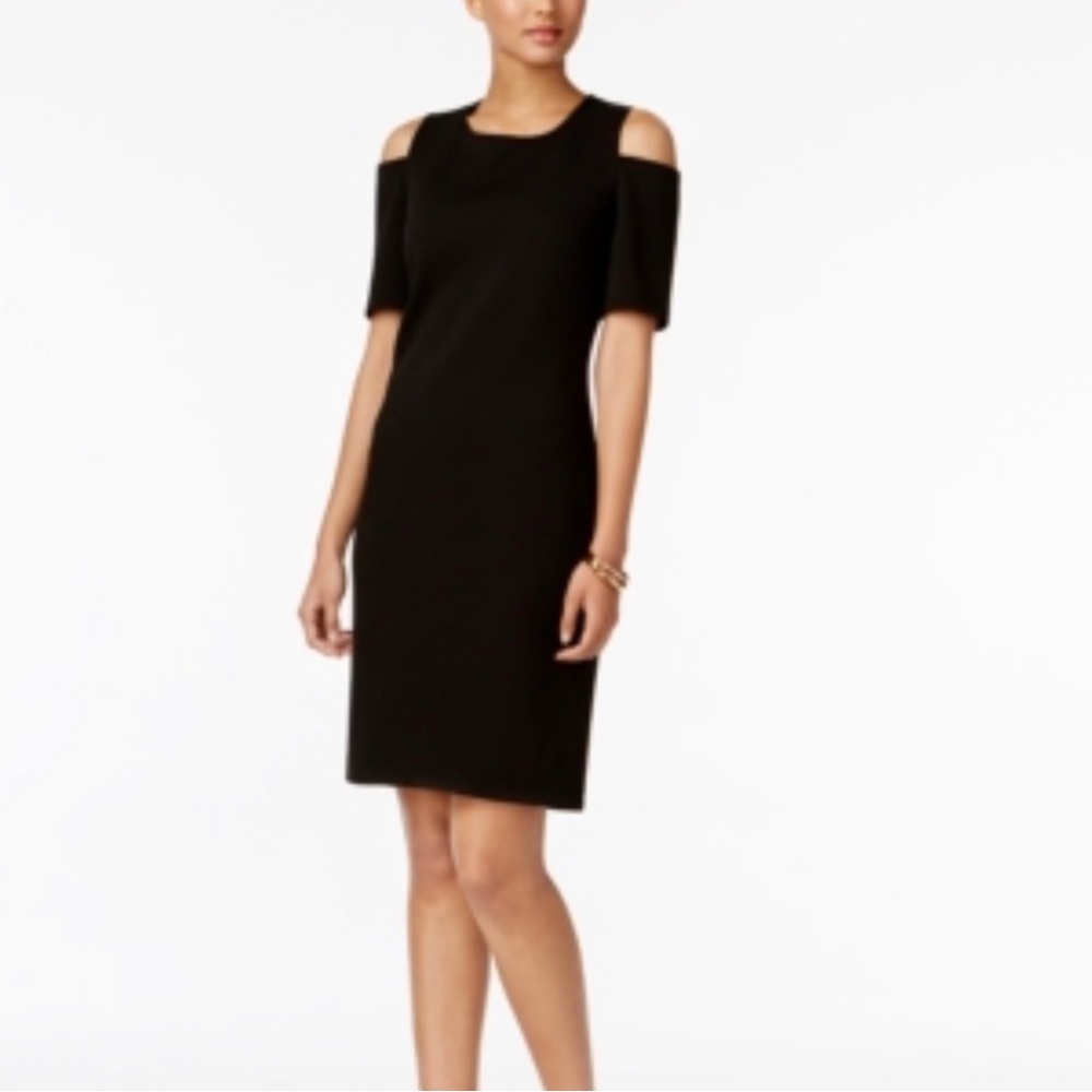 NWT NINE WEST COLD SHOULDER DRESS SIZE 10